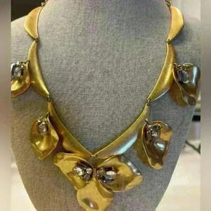 Stella & Dot gold Danika necklace.